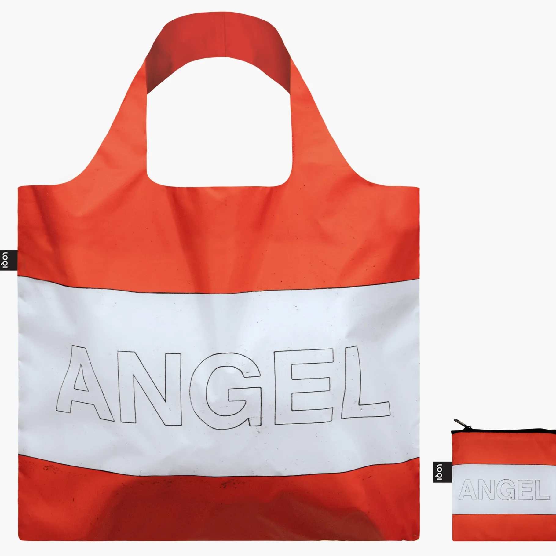 LOQI MATT MULLICAN – Recycelte Tasche „Engel und Dämon“ Flash Sale