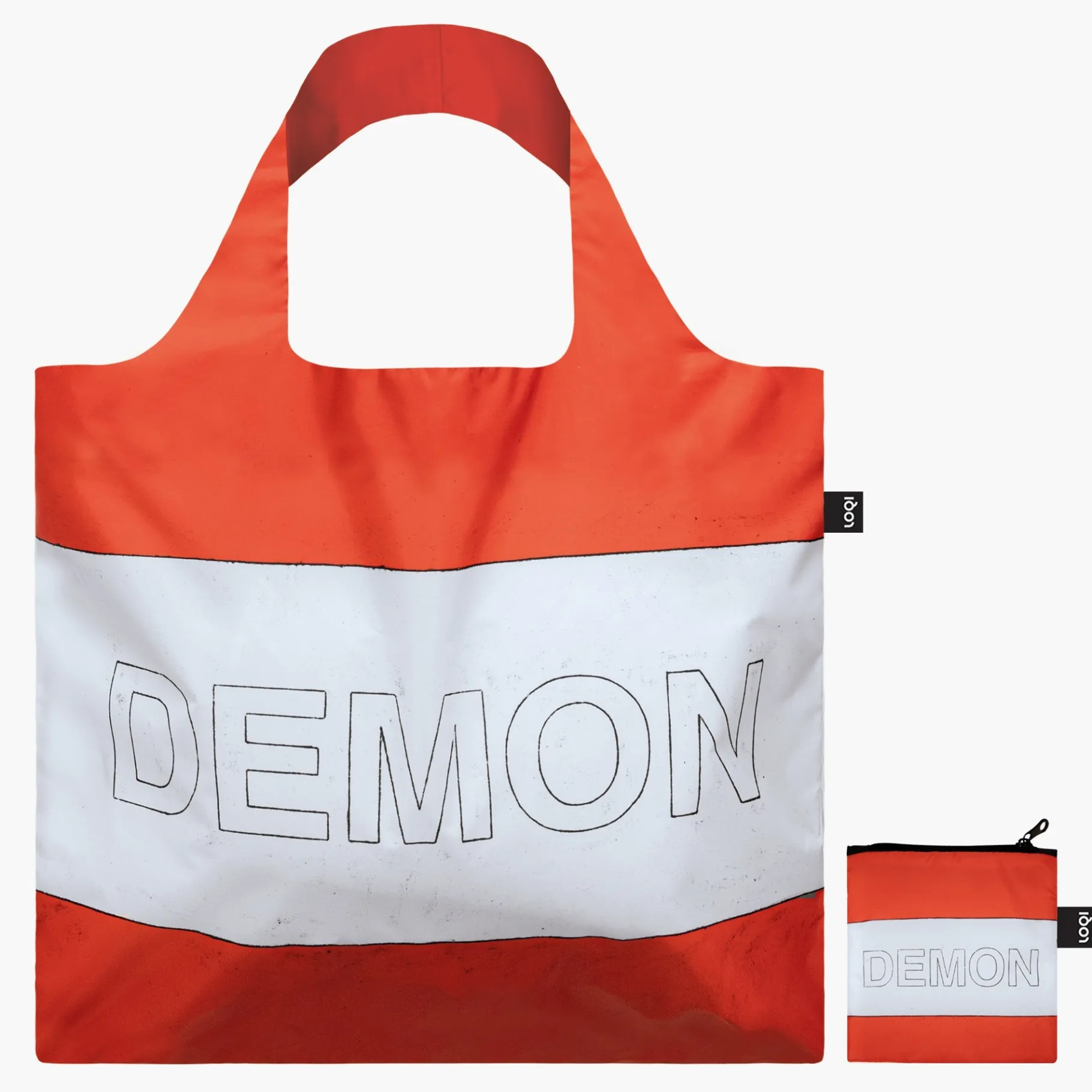 LOQI MATT MULLICAN – Recycelte Tasche „Engel und Dämon“ Flash Sale