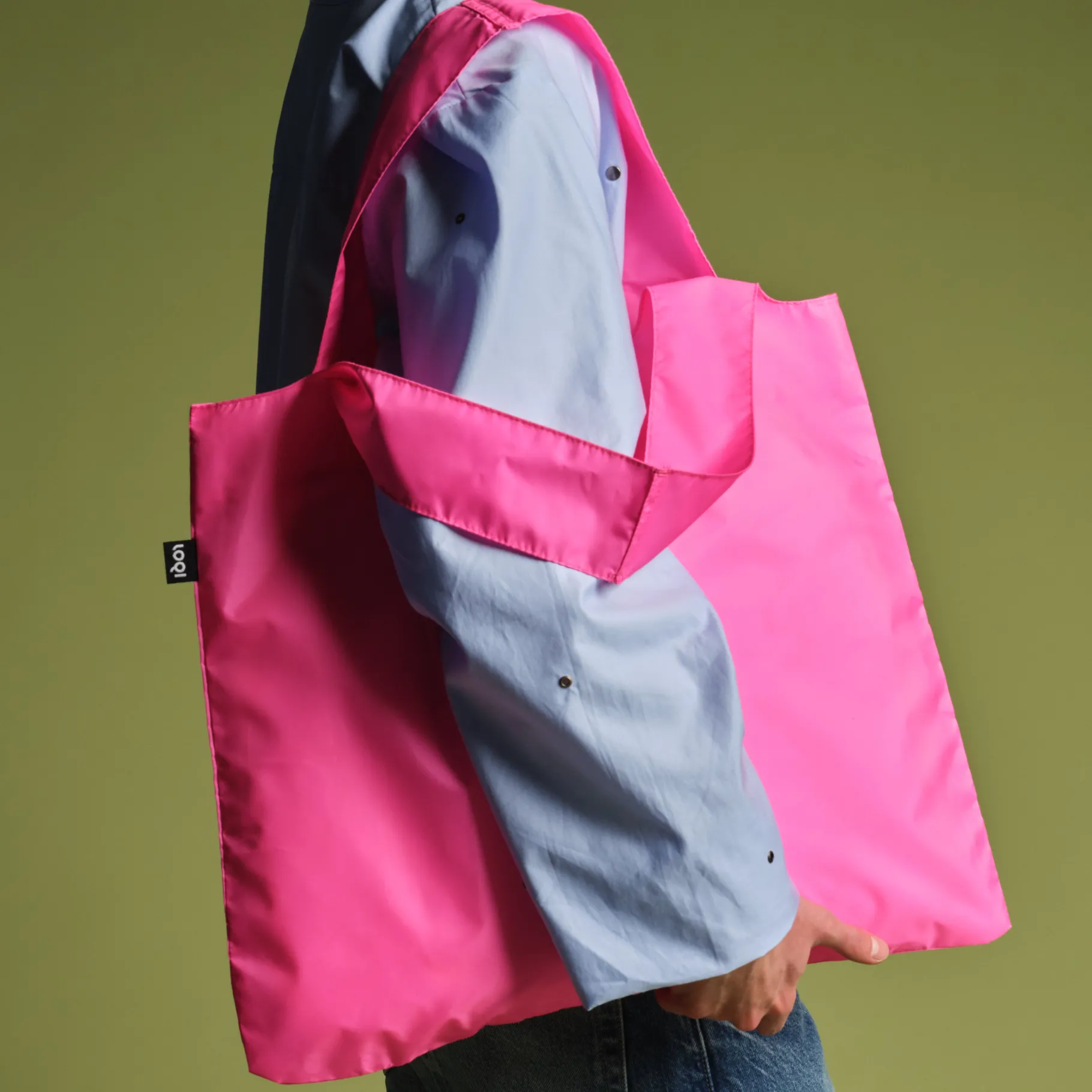 LOQI NEON Pink Recycling Tasche Sale