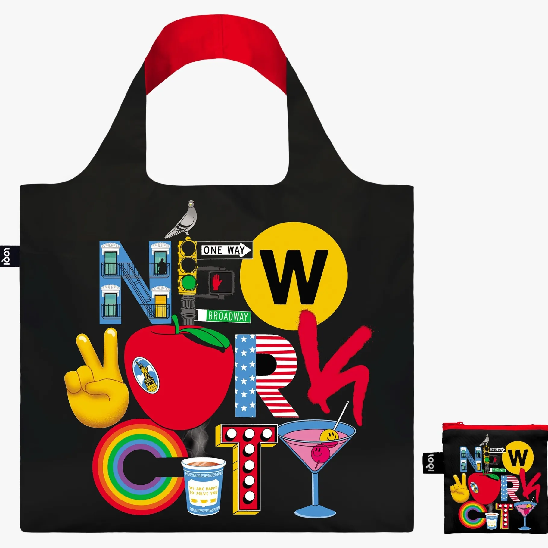 LOQI TOBY TRIUMPH New York City Recycling-Tasche Hot